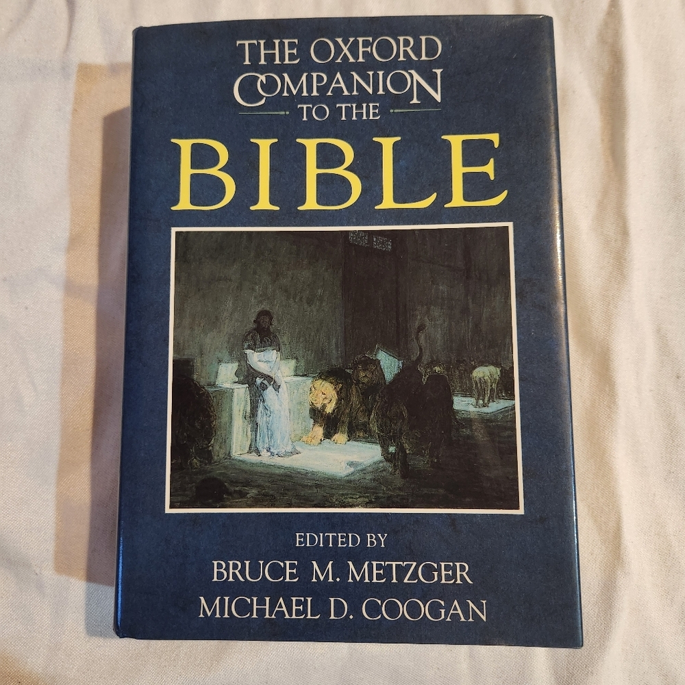 The Oxford Companion to the Bible Metzger Coogan Hardcover Reference w/ Jacket